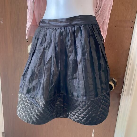 Y2k Betsey Johnson sheer stripe skirt black - Picture 1 of 6